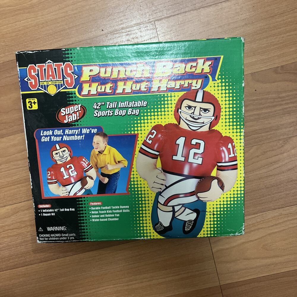 VINTAGE 1999 Toys R Us Exclusive Stats For The Champions Punch Bag Super Jab Bop